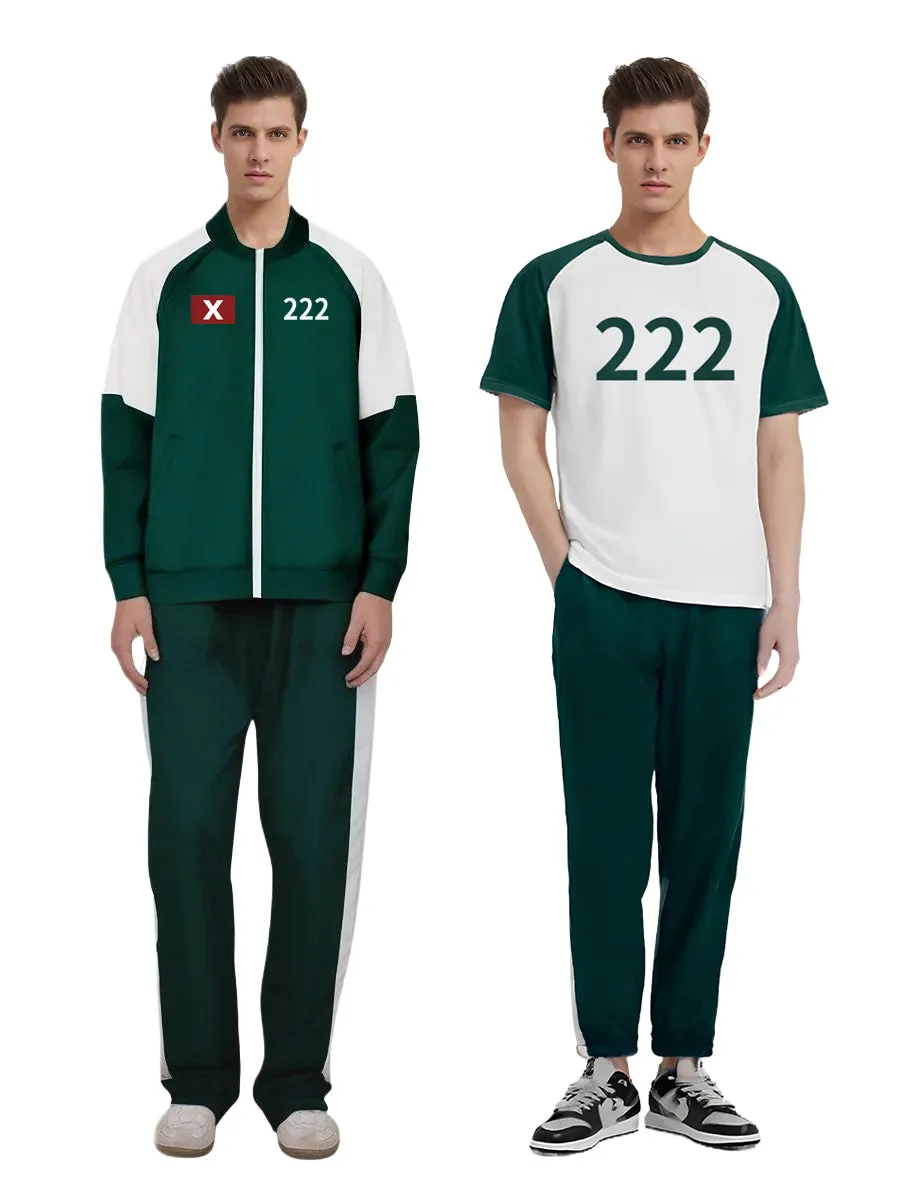 3PCS Korean Death Game Track Suit
