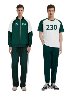 3PCS Korean Death Game Track Suit