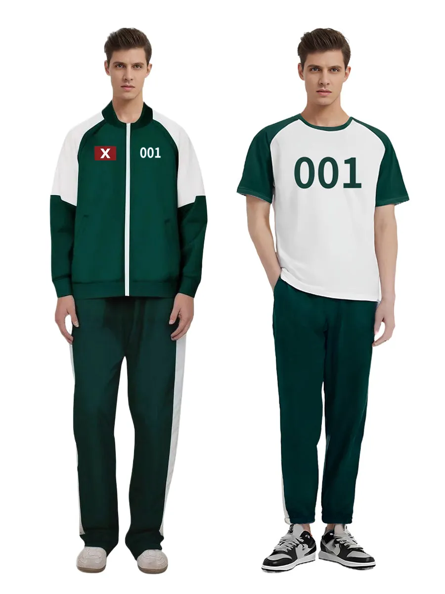 3PCS Korean Death Game Track Suit