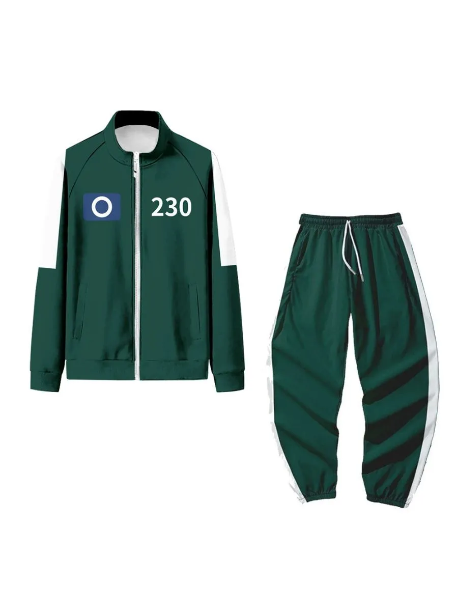 3PCS Korean Death Game Track Suit