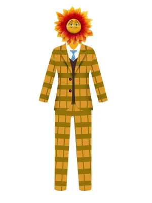 Anime Movie Sunflower Outfit