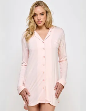 Be Wicked 2088 Mahina Sleep Shirt Peach