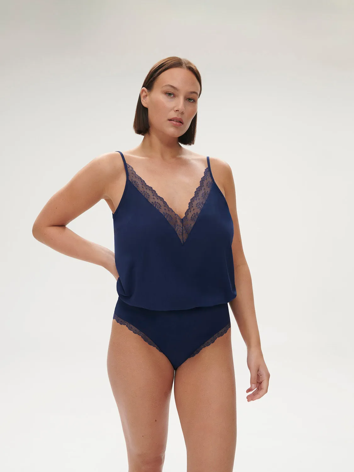 Canope Bodysuit - Midnight Blue