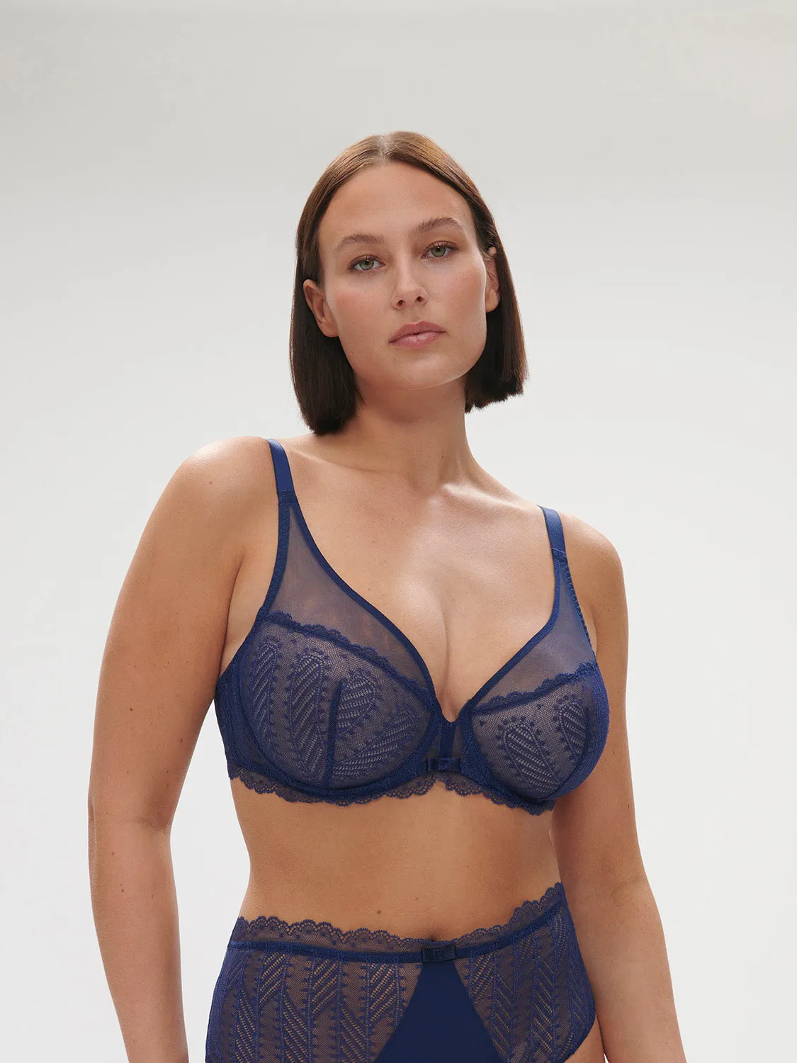 Canope Full Coverage Plunge - Midnight Blue