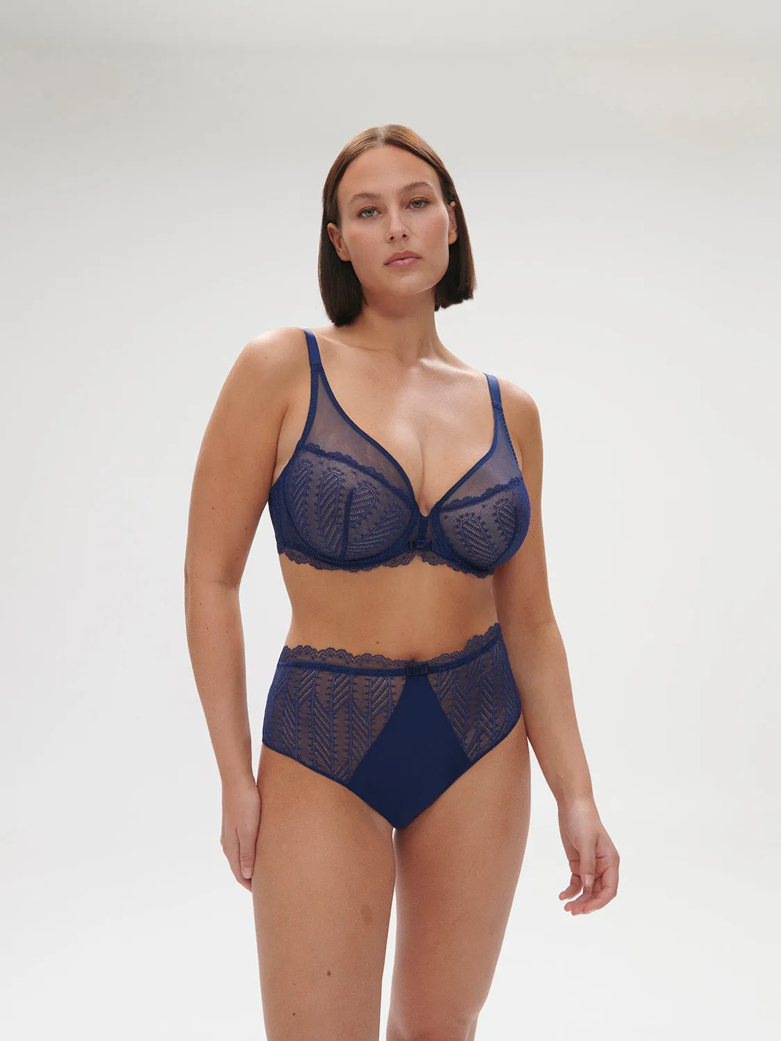 Canope Full Coverage Plunge - Midnight Blue