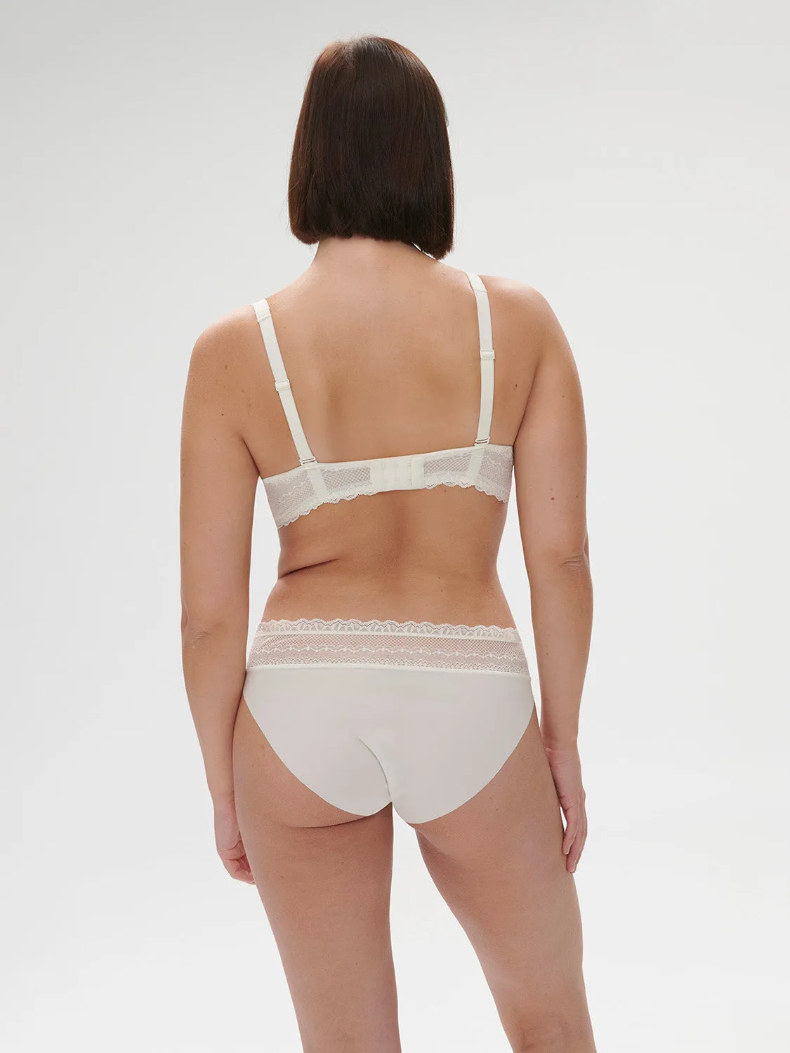 Destine Underwire Plunge - Ivory