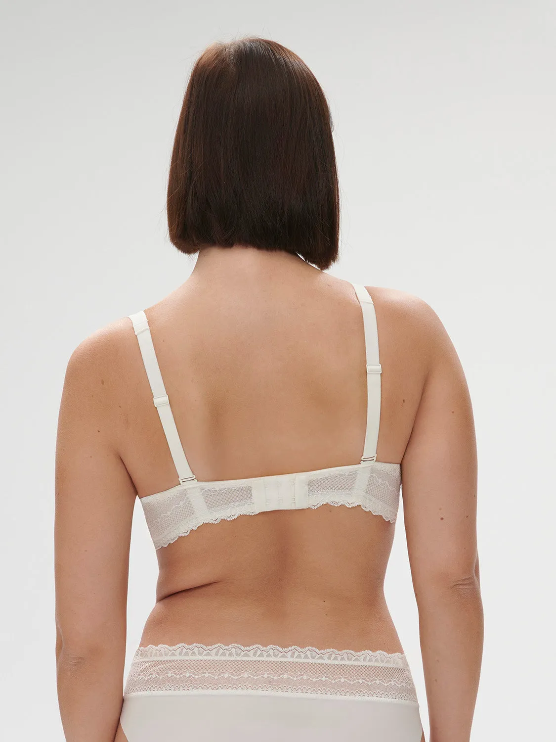 Destine Underwire Plunge - Ivory