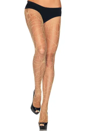 Distressed Net Pantyhose