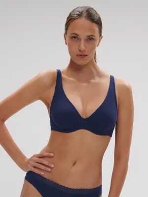 Eugenie Full Coverage Plunge - Midnight Blue