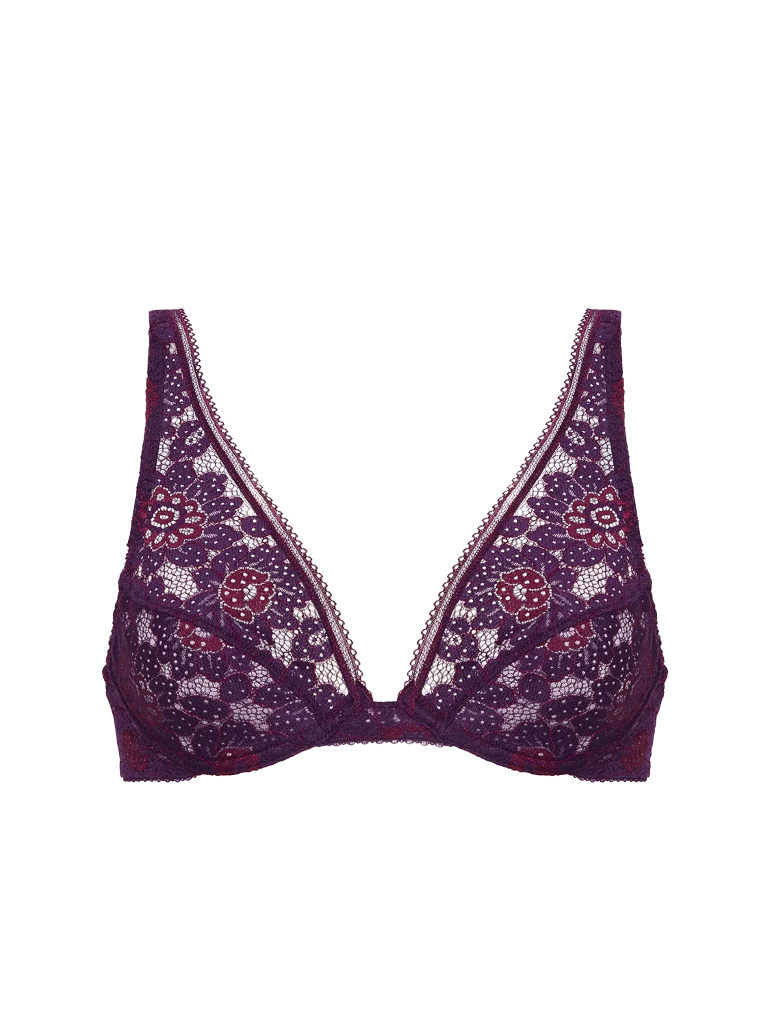 Festive Underwire Triangle - Euphoria Purple