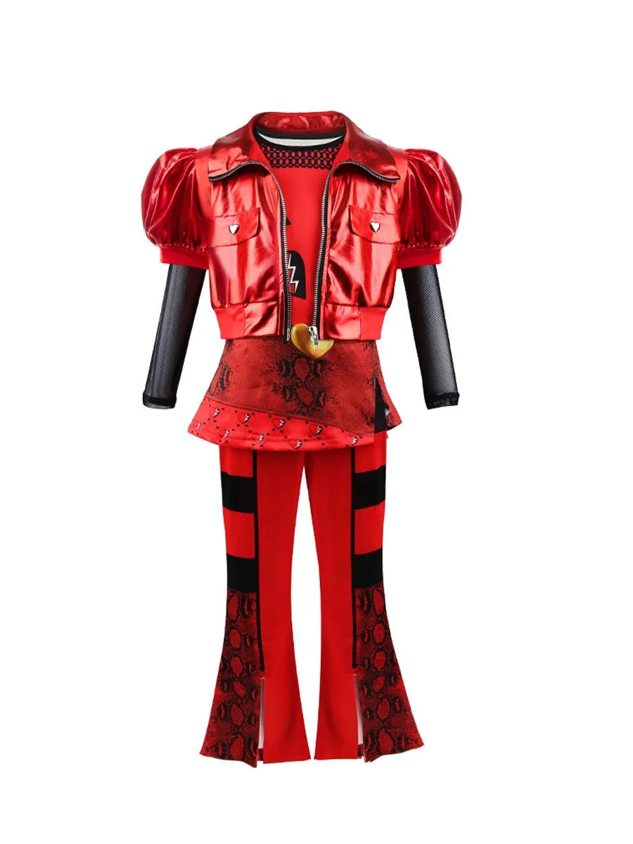 Girls Princess Red Costume