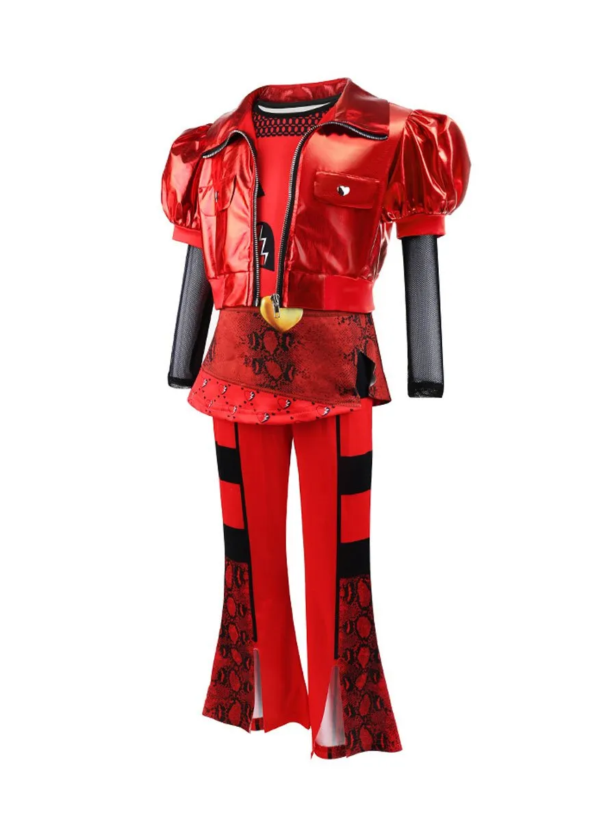 Girls Princess Red Costume