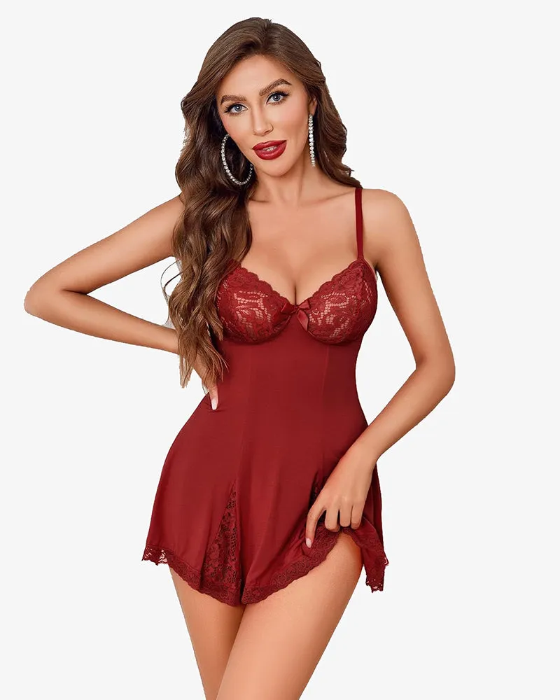 Lace Lingeries Chemise Cami Nighty