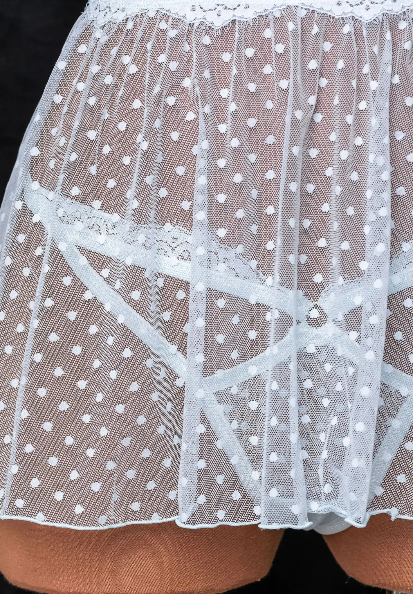 Lacy Cutout Thong - Something Blue