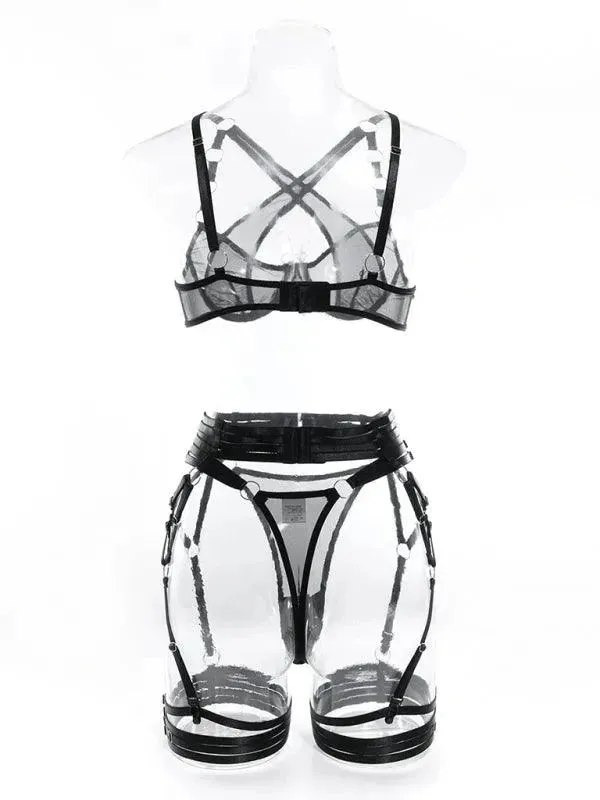 Ladies Strappy Lingerie Sets