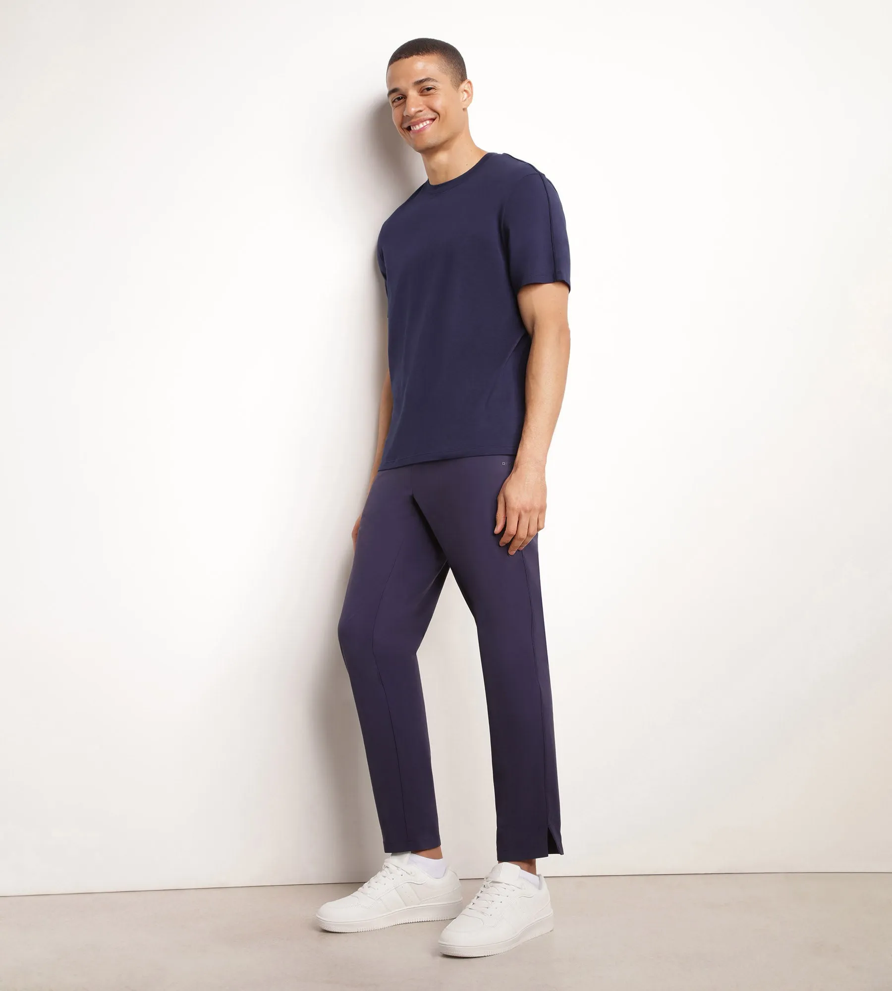 Men's thermoregulating jersey sports T-shirt Midnight Blue Dim Move