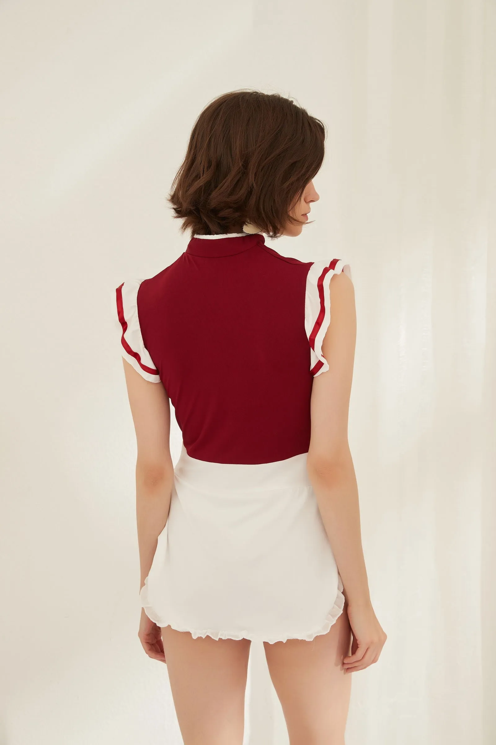 Sexy High Side Slit Maid Lingerie
