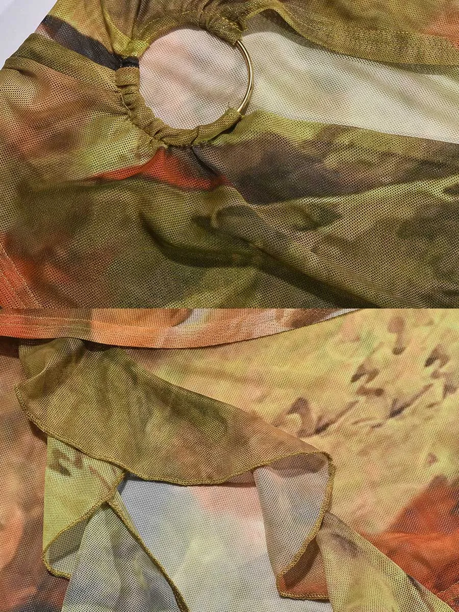Sexy Tie Dye Festival Outfit