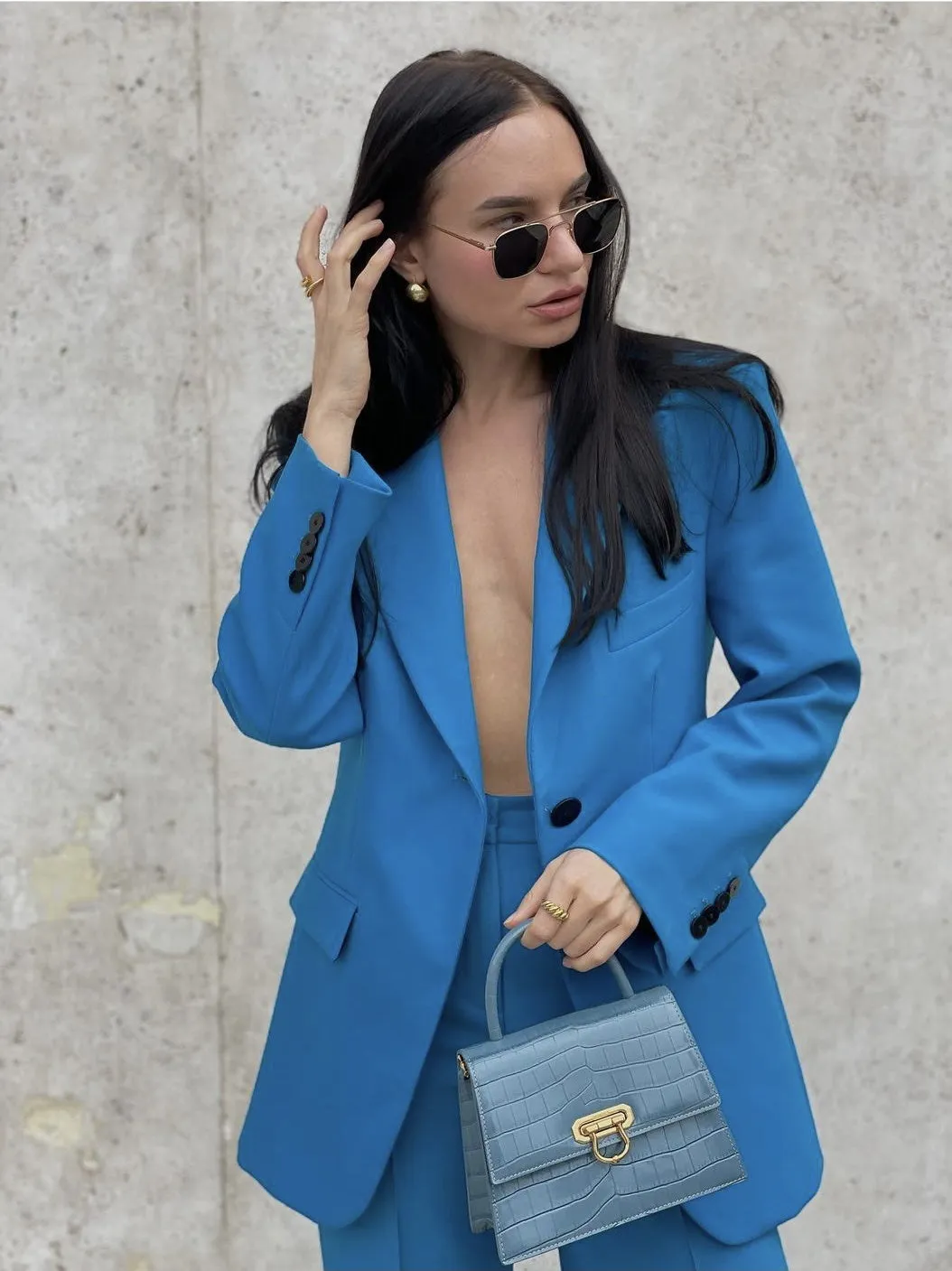 Sweet And Cool Suit Fried Street Design Sense Of Niche Women