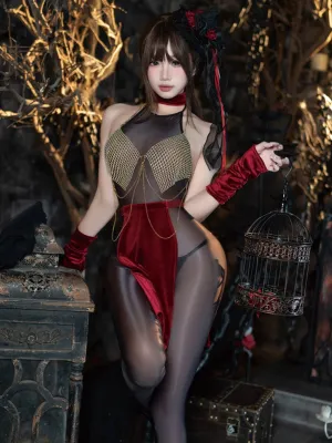 Vintage Gold Chain Cosplay Lingerie