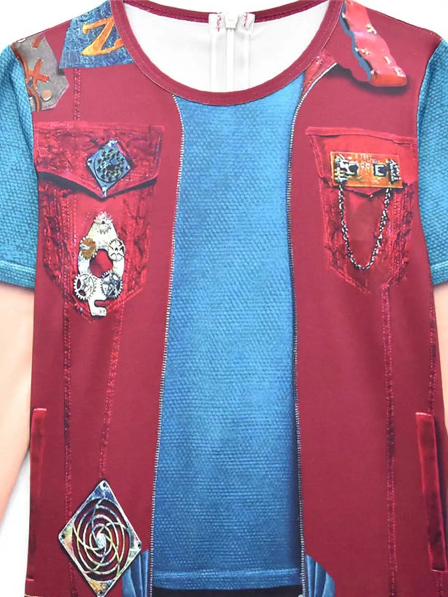 Zombies 3D Print Cosplay Jumpsuit