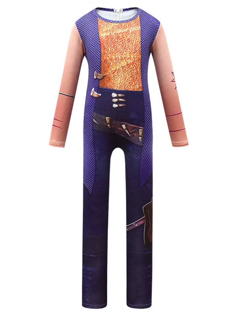 Zombies 3D Print Cosplay Jumpsuit