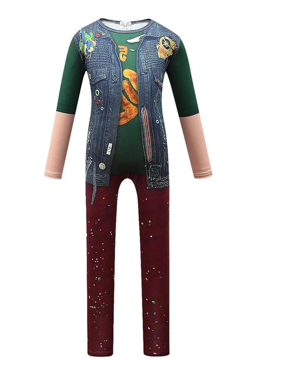 Zombies 3D Print Cosplay Jumpsuit